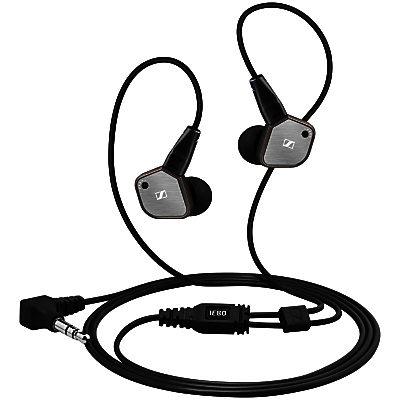 Sennheiser IE 80 Ear Canal Headphones, Black Sennheiser IE 80 Ear Canal Headphones, Black